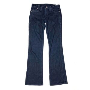 Armani Exchange Dark Wash The Skinny Boot Jeans 2 Short